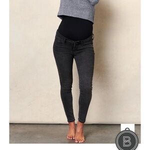 Blanqi maternity jeans size 4 charcoal
